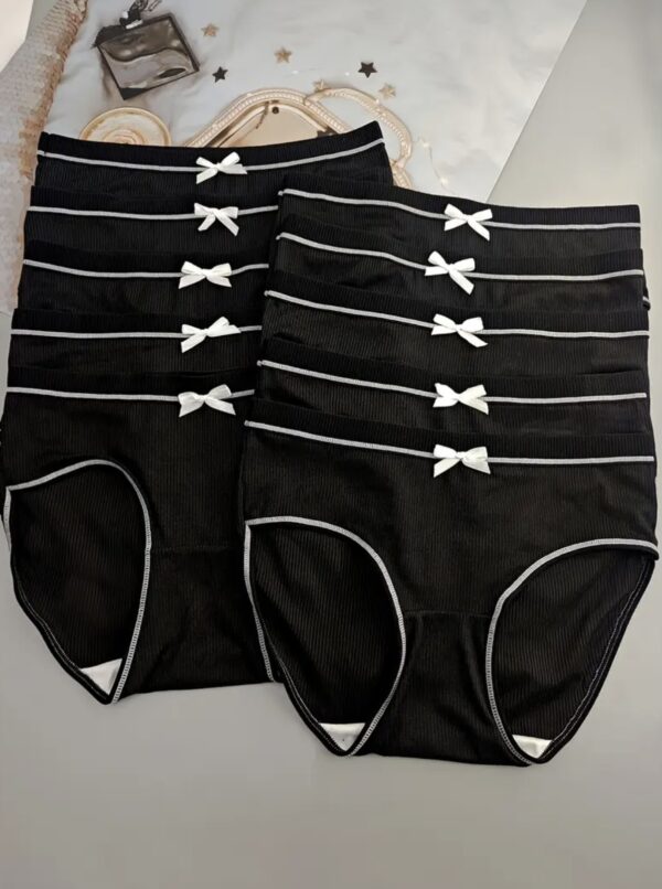 Women's High-Waisted Bow Panties