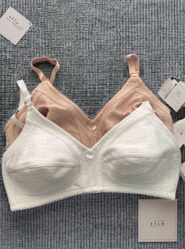 Women Full Coverage Non-Padded Bra with Bow Detail